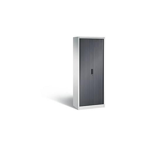 4050646588857 - Rollladenschrank Omnispace H1980B800T420 mm Lichtgrau Schwarzgrau