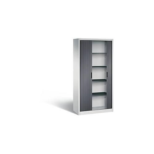 4051803375273 - Rollladenschrank Omnispace H1980B1000T420 mm Lichtgrau Schwarzgrau