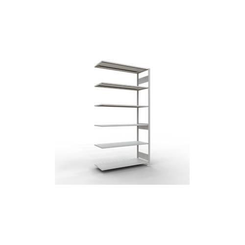 4004514293114 - Schulte Lagertechnik Fachbodenregal-Stecksystem MULTIplus 150 Anbauregal Längenriegel 2500x1300x500 mm 6 Böden lichtgrau 4004514293114 - Schulte Lagertechnik Fachbodenregal-Stecksystem MULTIplus 150 Anbauregal Längenriegel 2500x1300x500 mm 6 Böden lichtgrau