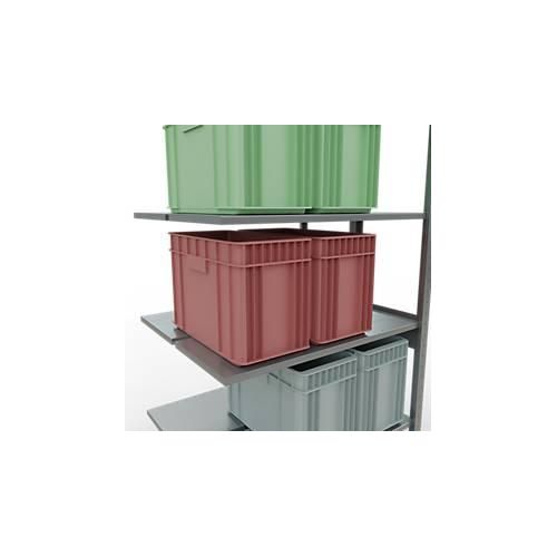 4004514261892 - SCHULTE Lagertechnik - StecksDoppelanbauregal Typ 150 - 2500x1000x2x400 mm verz2x6 Böden 4004514261892 - SCHULTE Lagertechnik - StecksDoppelanbauregal Typ 150 - 2500x1000x2x400 mm verz2x6 Böden