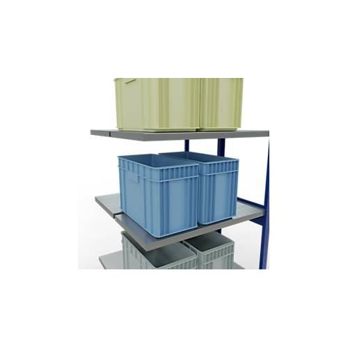 4058255035809 - Schulte Lagertechnik Fachbodenregal-Stecksystem MULTIplus 250 Doppel-Anbauregal Längenriegel H3000 B1000 T2x500 mm 2x7 Böden enzianblau verzinkt 4058255035809 - Schulte Lagertechnik Fachbodenregal-Stecksystem MULTIplus 250 Doppel-Anbauregal Längenriegel H3000 B1000 T2x500 mm 2x7 Böden enzianblau verzinkt