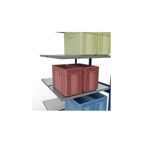 4058255035816 - SCHULTE Lagertechnik Doppel-Anbauregal Stecksystem MULTIPlus250 3000x1000x(2x600) mm 14 Böden verzinkt 4058255035816 - SCHULTE Lagertechnik Doppel-Anbauregal Stecksystem MULTIPlus250 3000x1000x(2x600) mm 14 Böden verzinkt