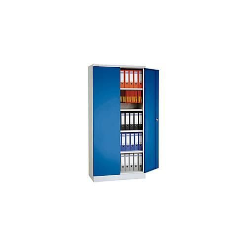 4260090173701 - Stahlschrank H 1950 x B 1200 x T 500 mm lichtgrau 7035 enzianblau 5010
