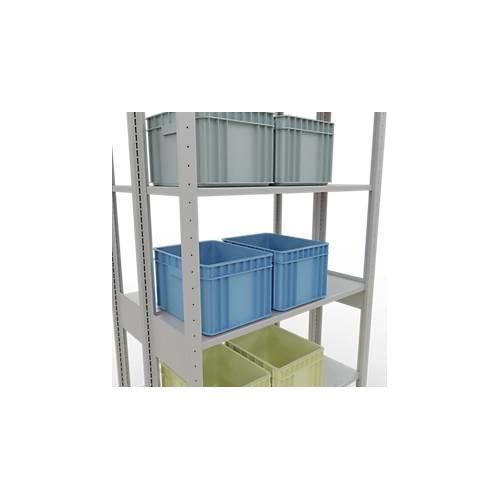 4004514269881 - SCHULTE Lagertechnik - StecksDoppelgrundregal Typ 150 - 2500x1000x2x300 mm 2x6 Böden