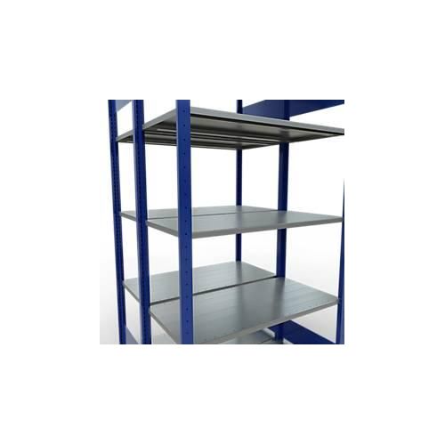 4004514296122 - SCHULTE Lagertechnik - StecksDoppelgrundregal Typ 150 - 2000x1000x2x500 mm 2x5 Böden