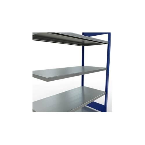 4004514283740 - SCHULTE Lagertechnik Fachbodenregal - Stecksystem MULTIplus 250 Anbauregal Längenriegel 2000x1300x600 mm 5 Böden enzianblau verzinkt 4004514283740 - SCHULTE Lagertechnik Fachbodenregal - Stecksystem MULTIplus 250 Anbauregal Längenriegel 2000x1300x600 mm 5 Böden enzianblau verzinkt