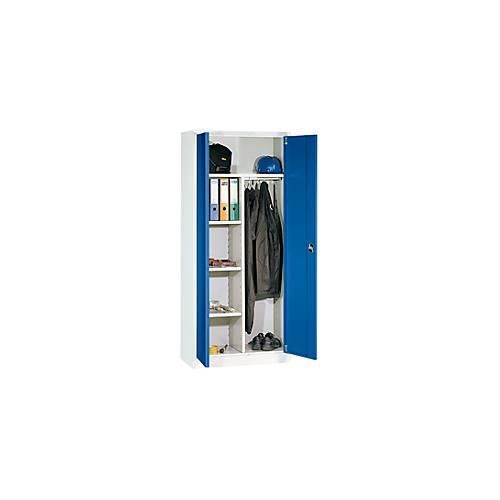 4260610840205 - Putzmittelschrank 111273 lichtgrau enzianblau 800 x 380 x 1800 cm aufgebaut 4260610840205 - Putzmittelschrank 111273 lichtgrau enzianblau 800 x 380 x 1800 cm aufgebaut