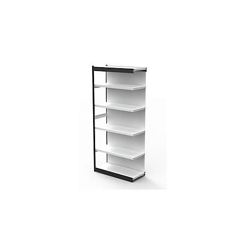 4044917043602 - Büro-Regalsystem mit Rückwand Regalhöhe 2250 mm Anbauregal Breite x Tiefe 750 x 300 mm 4044917043602 - Büro-Regalsystem mit Rückwand Regalhöhe 2250 mm Anbauregal Breite x Tiefe 750 x 300 mm