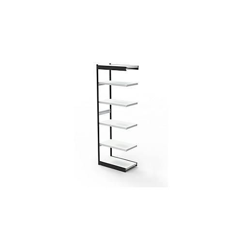 4044917036604 - Büro-Regalsystem ohne Rückwand Regalhöhe 2250 mm Anbauregal Breite x Tiefe 750 x 500 mm kaiserkraft
