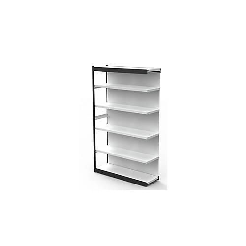 4044917043305 - Stahlregal PROGRESS 2000 Regalfeld Rückwand H 2250 x B 1000 x T 400 mm Rahmen schwarz