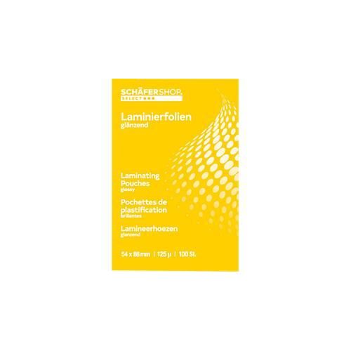 4250504552567 - Select Laminierfolien 54 x 86 mm für Kreditkarten 125 mic 100 Stück 4250504552567 - Select Laminierfolien 54 x 86 mm für Kreditkarten 125 mic 100 Stück