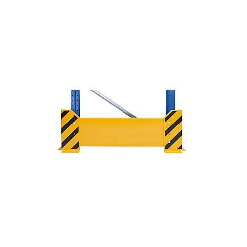4004514241719 - Schulte Lagertechnik Rammschutzwand für Einfach-Palettenregale H 400 mm für Regaltiefe 800 mm gelb schwarz 4004514241719 - Schulte Lagertechnik Rammschutzwand für Einfach-Palettenregale H 400 mm für Regaltiefe 800 mm gelb schwarz