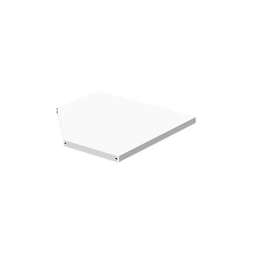 4044917187801 - Eckboden für Büro-Regal Progress 2000 BxT 75x60cm lichtgrau