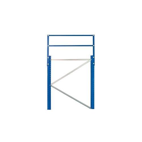 4004514261489 - Schulte Lagertechnik Rahmenerhöhung für Ständerrahmen T 1100 x H 500 mm enzianblau RAL 5010