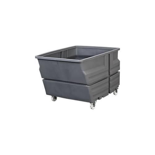 4250101150340 - Mehrzweckbehälter Polyethylen grau 800 l B 1030 x T 1340 x H 900 mm mit Rollen 4250101150340 - Mehrzweckbehälter Polyethylen grau 800 l B 1030 x T 1340 x H 900 mm mit Rollen