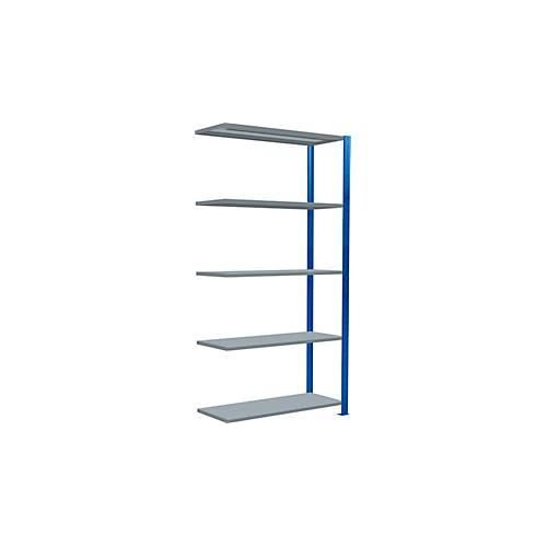 4004514282804 - Schulte Lagertechnik Fachbodenregal Stecksystem MultiPlus250 Anbauregal 5 Fachböden Kreuzstrebe B 1000 x T 400 x H 2000 mm Enzianblau RAL 5010 4004514282804 - Schulte Lagertechnik Fachbodenregal Stecksystem MultiPlus250 Anbauregal 5 Fachböden Kreuzstrebe B 1000 x T 400 x H 2000 mm Enzianblau RAL 5010