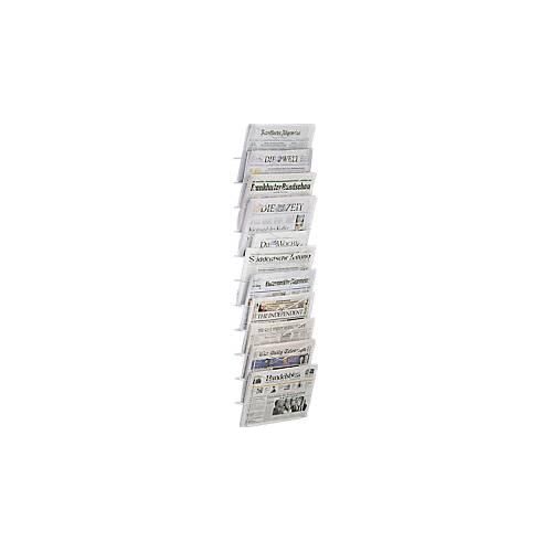 4044917217409 - DIN A4 Wandprospekthalter Wandmontiert Hellgrau 6504 40 x 127 x 140 cm 4044917217409 - DIN A4 Wandprospekthalter Wandmontiert Hellgrau 6504 40 x 127 x 140 cm
