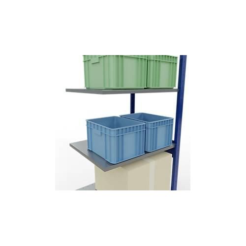 4004514281111 - SCHULTE Lagertechnik - Stecksystem Anbauregal - 2500x 750x600 mm Typ 150 kg 4004514281111 - SCHULTE Lagertechnik - Stecksystem Anbauregal - 2500x 750x600 mm Typ 150 kg