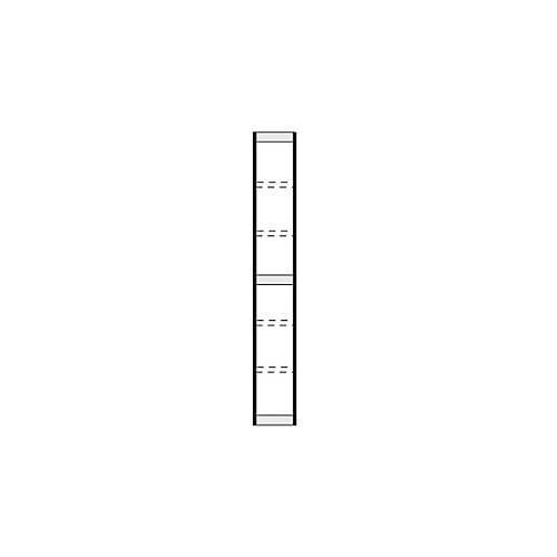 4044917422254 - Büro-Regal Progress 2000 Endseite HxT 2600x300mm für 7 Böden 4044917422254 - Büro-Regal Progress 2000 Endseite HxT 2600x300mm für 7 Böden
