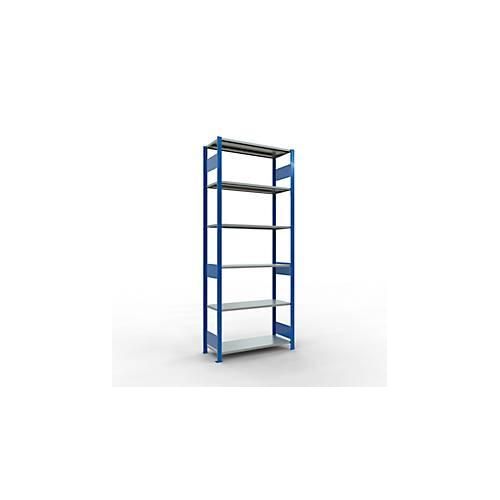 4004514280015 - Schulte Lagertechnik Fachbodenregal MULTIplus150 Steck-Grundregal B 1000 x T 400 x H 2500 mm 6 Ebenen bis 1400 kg enzianblau verzinkt 4004514280015 - Schulte Lagertechnik Fachbodenregal MULTIplus150 Steck-Grundregal B 1000 x T 400 x H 2500 mm 6 Ebenen bis 1400 kg enzianblau verzinkt