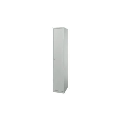 4251898822656 - Select Garderobenschrank 1 Abteil B 350 mm 2 Fächer Hutboden & Kleiderstange abschließbar lichtgrau lichtgrau