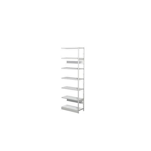 4044917349407 - Büro-Steckregal ohne Rückwand Regalhöhe 2250 mm Anbauregal Breite x Tiefe 760 x 300 mm 4044917349407 - Büro-Steckregal ohne Rückwand Regalhöhe 2250 mm Anbauregal Breite x Tiefe 760 x 300 mm