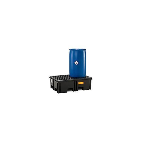 4052886429266 - PE-Palettenauffangwanne CEMO 220 2 für 1 Europalette L 1230 x B 830 x H 390 mm 220 l für 2 x 200 l Fässer PE-Gitterrost 4052886429266 - PE-Palettenauffangwanne CEMO 220 2 für 1 Europalette L 1230 x B 830 x H 390 mm 220 l für 2 x 200 l Fässer PE-Gitterrost