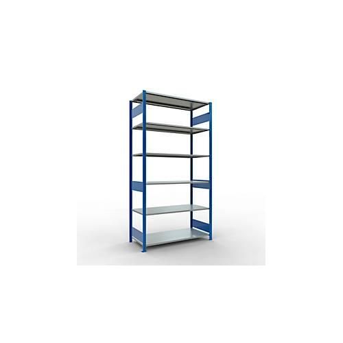 4004514280909 - Schulte Lagertechnik Fachbodenregal-Stecksystem MULTIplus 150 Grundregal Längenriegel 2500x1300x600 mm 6 Böden enzianblau verzinkt 4004514280909 - Schulte Lagertechnik Fachbodenregal-Stecksystem MULTIplus 150 Grundregal Längenriegel 2500x1300x600 mm 6 Böden enzianblau verzinkt