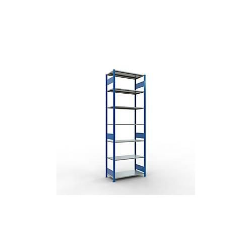 4004514280565 - Schulte Lagertechnik Fachbodenregal MULTIplus150 Steck-Grundregal B 1000 x T 500 x H 3000 mm 7 Ebenen bis 1500 kg enzianblau verzinkt 4004514280565 - Schulte Lagertechnik Fachbodenregal MULTIplus150 Steck-Grundregal B 1000 x T 500 x H 3000 mm 7 Ebenen bis 1500 kg enzianblau verzinkt