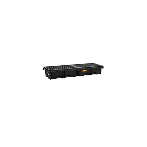 4052886425947 - PE-Palettenauffangwanne CEMO 425 4e für 2 Europaletten längs L 2420 x B 880 x H 390 mm 425 l für 4 x 200 l Fässer PE-Gitterrost 4052886425947 - PE-Palettenauffangwanne CEMO 425 4e für 2 Europaletten längs L 2420 x B 880 x H 390 mm 425 l für 4 x 200 l Fässer PE-Gitterrost