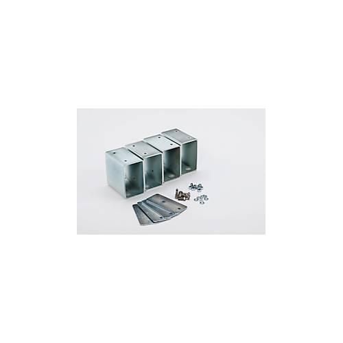 4052886433126 - Stapelfüße für Akku Ladeschrank Basic Premium Premium Plus & Akku Lagerschrank ermöglicht platzsparende Stapelung der Schränke 4 Stück silber 4052886433126 - Stapelfüße für Akku Ladeschrank Basic Premium Premium Plus & Akku Lagerschrank ermöglicht platzsparende Stapelung der Schränke 4 Stück silber