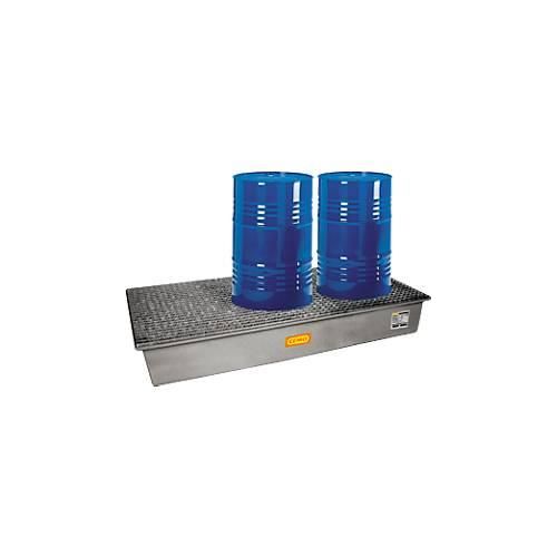 4052886120675 - Cemo - Auffangwanne aus gfk mit verzinktem Gitterrost Auffangvolumen 220 l BxTxH 850x1880x200 mm 4052886120675 - Cemo - Auffangwanne aus gfk mit verzinktem Gitterrost Auffangvolumen 220 l BxTxH 850x1880x200 mm
