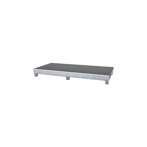 4250101111884 - Auffangwanne WG 28 für 8 x 200 l Fässer verzinkt 4250101111884 - Auffangwanne WG 28 für 8 x 200 l Fässer verzinkt