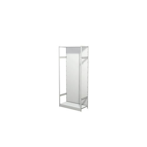 4044917338906 - - Steckregal mit Rückwand ohne Böden Grundfeld BxTxH 960x400x2250 mm lichtgrau 4044917338906 - - Steckregal mit Rückwand ohne Böden Grundfeld BxTxH 960x400x2250 mm lichtgrau