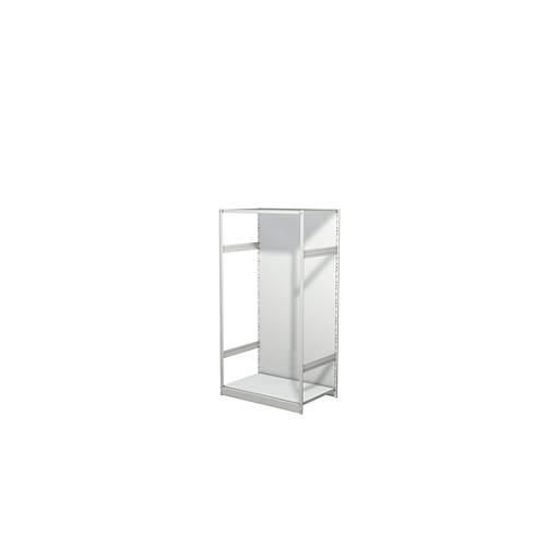 4044917339408 - - Steckregal mit Rückwand ohne Böden Grundfeld BxTxH 960x600x1900 mm lichtgrau 4044917339408 - - Steckregal mit Rückwand ohne Böden Grundfeld BxTxH 960x600x1900 mm lichtgrau