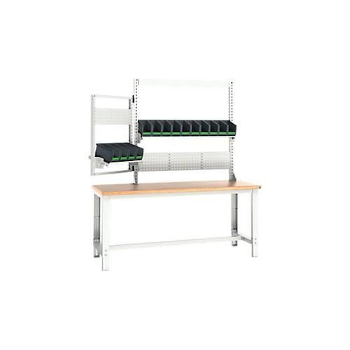 4049751600301 - Systemwerkbank cubio mit Aufnahme- und Schwenkrahmen Buche-Multiplexplatte bis 800 kg B 2000 x T 750 mm Lichtgrau 4049751600301 - Systemwerkbank cubio mit Aufnahme- und Schwenkrahmen Buche-Multiplexplatte bis 800 kg B 2000 x T 750 mm Lichtgrau