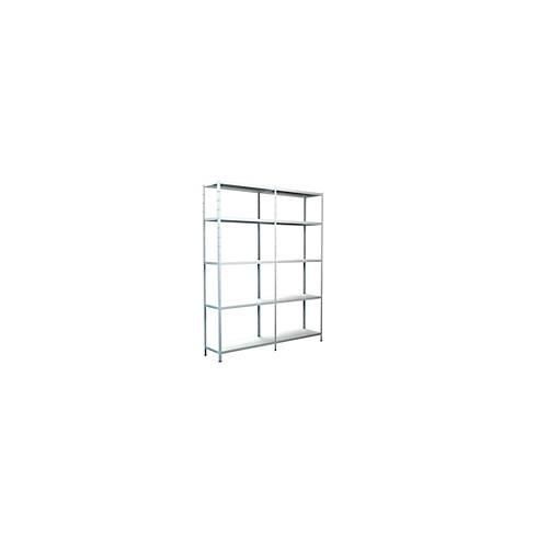 4004514122322 - Steckregal Stecksystem Grund- und Anbauregal Regale Metall weiß 2000x1800x350 mm 10 Böden weiß Regal- Ordnungssysteme 4004514122322 - Steckregal Stecksystem Grund- und Anbauregal Regale Metall weiß 2000x1800x350 mm 10 Böden weiß Regal- Ordnungssysteme