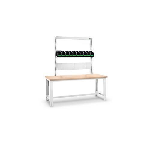4049751600424 - Systemwerkbank cubio mit Aufnahmerahmen Schubladen Buche-Multiplexplatte bis 800 kg B 2000 x T 750 mm Lichtgrau 4049751600424 - Systemwerkbank cubio mit Aufnahmerahmen Schubladen Buche-Multiplexplatte bis 800 kg B 2000 x T 750 mm Lichtgrau