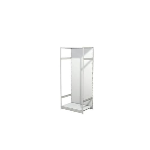 4044917339507 - Steckregal mit Rückwand ohne Böden Grundfeld BxTxH 960x600x2250 mm lichtgrau 4044917339507 - Steckregal mit Rückwand ohne Böden Grundfeld BxTxH 960x600x2250 mm lichtgrau