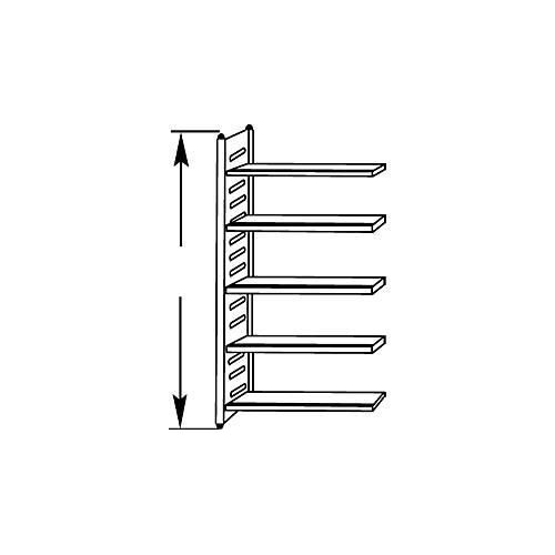 4044917181502 - Design-Regal M2 Regalfeld BXHxT 750x2200x400mm 5 Böden alusil 4044917181502 - Design-Regal M2 Regalfeld BXHxT 750x2200x400mm 5 Böden alusil