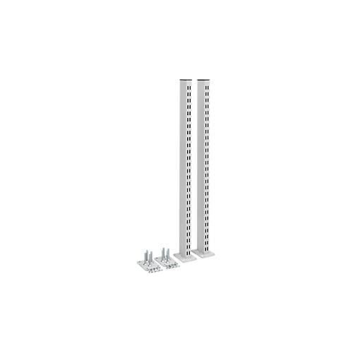 6416763090815 - Rasterrohrpaar Treston für TED-Arbeitstische bis 90 kg B 70 x T 100 x H 997 mm Stahl hellgrau