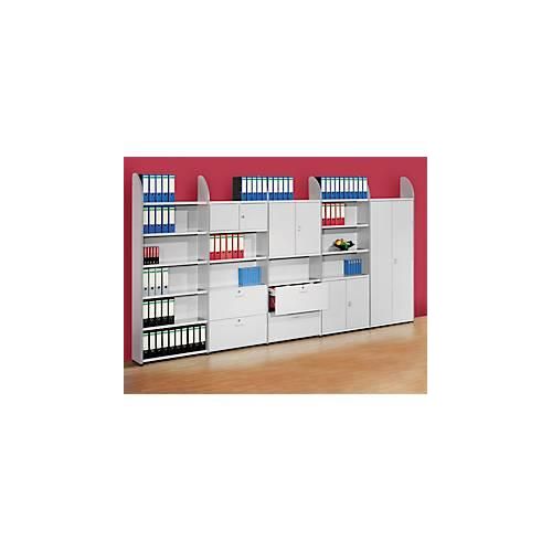 4044917369306 - Büroregal Dante® Regalfeld H 2250 x B 800 mm Rückwand lichtgrau 4044917369306 - Büroregal Dante® Regalfeld H 2250 x B 800 mm Rückwand lichtgrau