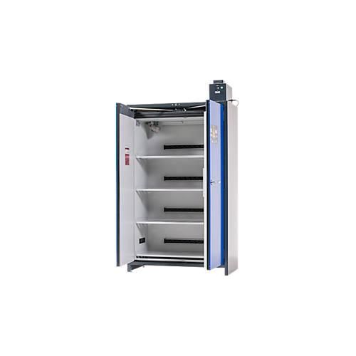 4054923267992 - Asecos Akku-Ladeschrank ION-PRO-90 PC 4 Fachböden gelocht + Steckdosen 1 Auffangwanne B 1193 x T 615 x H 2224 mm 4054923267992 - Asecos Akku-Ladeschrank ION-PRO-90 PC 4 Fachböden gelocht + Steckdosen 1 Auffangwanne B 1193 x T 615 x H 2224 mm