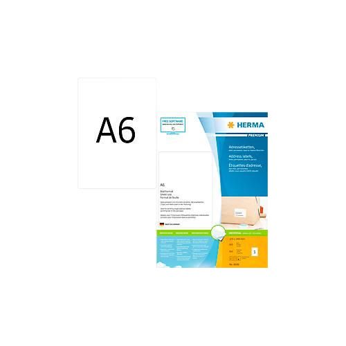 4008705086899 - Premium-Adressetiketten Nr 8689 105 x 148 mm selbstklebend permanenthaftend bedruckbar Papier weiß 800 Stück auf 800 Blatt 4008705086899 - Premium-Adressetiketten Nr 8689 105 x 148 mm selbstklebend permanenthaftend bedruckbar Papier weiß 800 Stück auf 800 Blatt