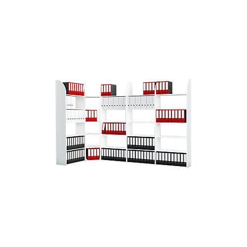 4044917421349 - Büroregal Dante® Regalfeld H 2250 x B 1000 mm ohne Rückwand weiß 4044917421349 - Büroregal Dante® Regalfeld H 2250 x B 1000 mm ohne Rückwand weiß