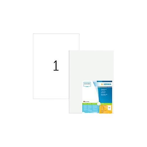 4008705086929 - Premium-Adressetiketten Nr 8692 297 x 420 mm selbstklebend permanenthaftend bedruckbar Papier weiß 100 Stück auf 100 Blatt 4008705086929 - Premium-Adressetiketten Nr 8692 297 x 420 mm selbstklebend permanenthaftend bedruckbar Papier weiß 100 Stück auf 100 Blatt