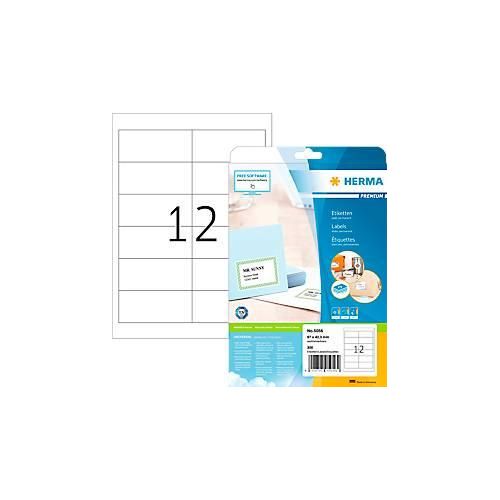 4008705050562 - HERMA Etiketten Premium A4 97x423 mm weiß Papier matt 300 St - Weiß - Selbstklebendes Druckeretikett - A4 - Papier - Laser Inkjet - Dauerhaft 4008705050562 - HERMA Etiketten Premium A4 97x423 mm weiß Papier matt 300 St - Weiß - Selbstklebendes Druckeretikett - A4 - Papier - Laser Inkjet - Dauerhaft