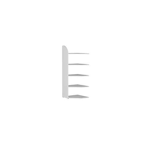4044917421325 - Büroregal Dante® Eckregalfeld H 1900 x B 600 mm ohne Rückwand weiß