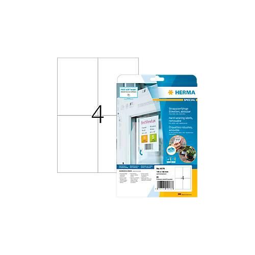 4008705045766 - Folienetiketten Special Nr 4576 105 x 148 mm wetterfest bedruckbar matt 80 Stück auf 20 Blatt 4008705045766 - Folienetiketten Special Nr 4576 105 x 148 mm wetterfest bedruckbar matt 80 Stück auf 20 Blatt