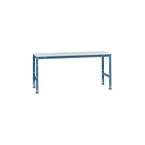 4045916070750 - AU41115007 Arbeits-Grundtisch UNIVERSAL Standard mit Melaminplatte BxTxH = 2000 x 800 x 760-870 mm Brillantblau (RAL 5007) 4045916070750 - AU41115007 Arbeits-Grundtisch UNIVERSAL Standard mit Melaminplatte BxTxH = 2000 x 800 x 760-870 mm Brillantblau (RAL 5007)